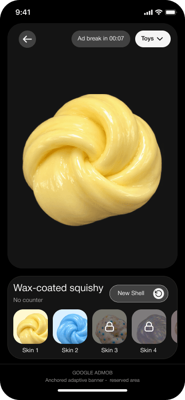 ASMR Squishy application screen 1