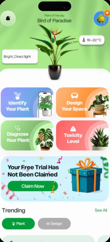 Planteria screen